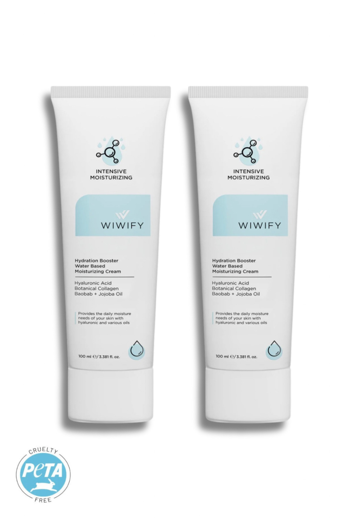 WIWIFY Su Bazlı Yoğun Nemlendirici Yüz Kremi 100 ML X2 Adet - Fiyatı, Yorumları