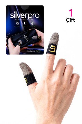 Bhave Pubg Parmaklık 1 Çift-pubg Parmak Eldiveni-Silver Pro Ultra Hassas Oyun...