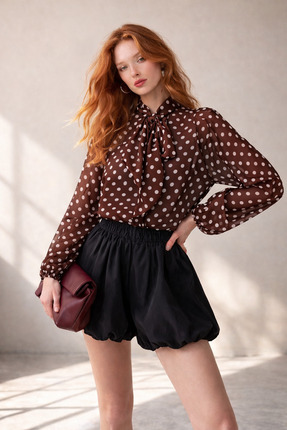 AYZEY PUANTİYELİ FİYONK BLUZ