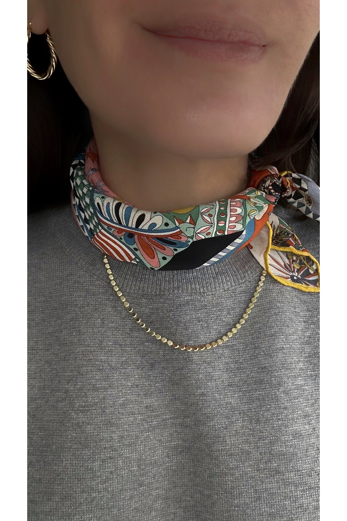 Sequin Necklace - 45 cm