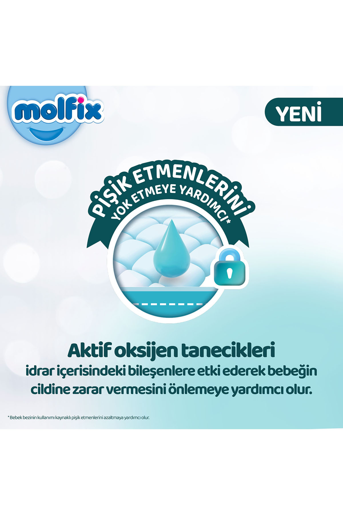 Molfix Premium Aylık Fırsat Paketi 1 Beden 216 Adet fotoğrafı 5 (önizleme)