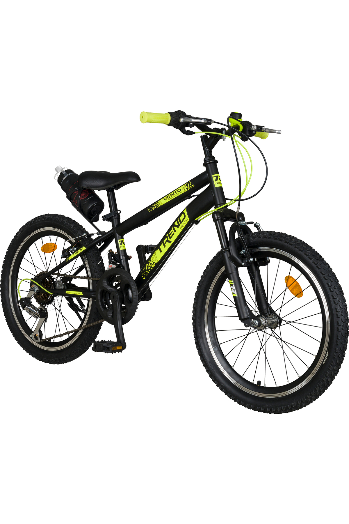Cross Country 20" Double Ply Aluminum Wheel with Front Shock Absorber, 21-Speed Butterfly Shift Lever