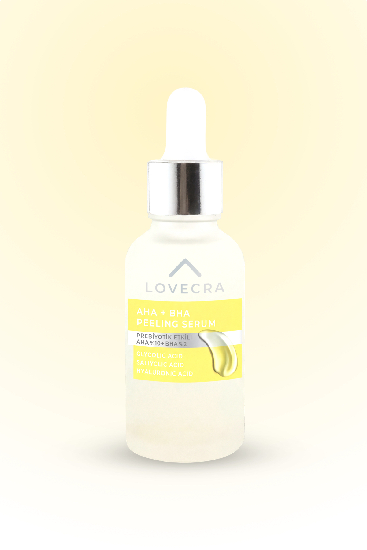 AHA/BHA Peeling Serum Glycolic Acid Salicylic Acid Hyaluronic Acid Derin Cilt Bakım Serumu 30 ml — CİLT-AHBHA — تصویر 5 از 6