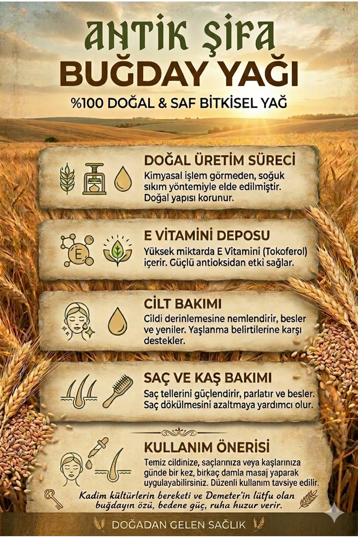 %100 Saf Buğday Özü Yağı - (20 ML) — bugday20ml — تصویر 4 از 7