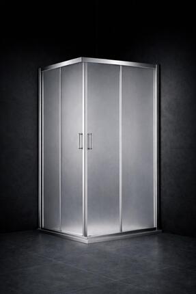 DOCCİA BELLA BANYO Duşakbin (parlak) alüminyum H:190 5 mm temperli buzlu cam