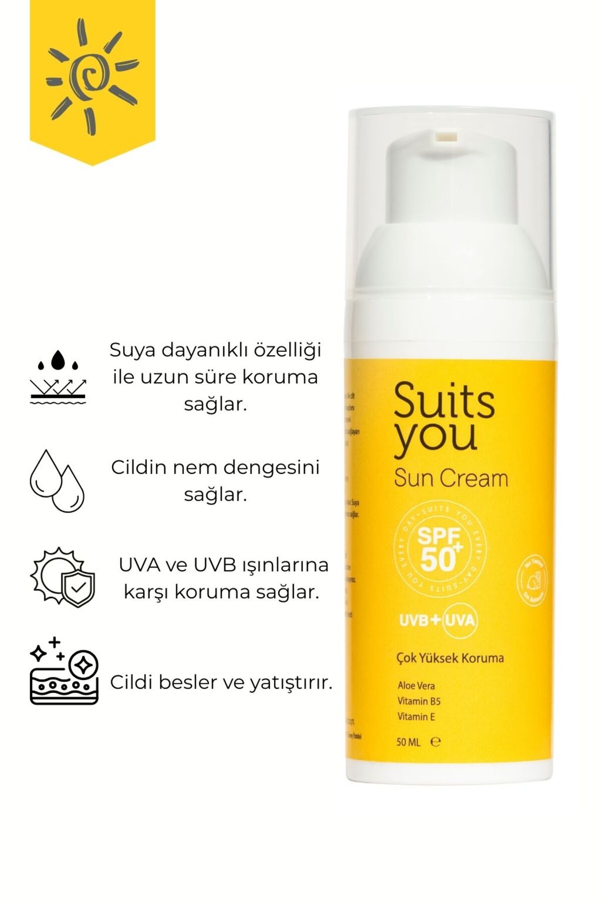 Güneş Koruyucu - Ultra Long - UVA + UVB Protection — GNS01 — تصویر 3 از 8