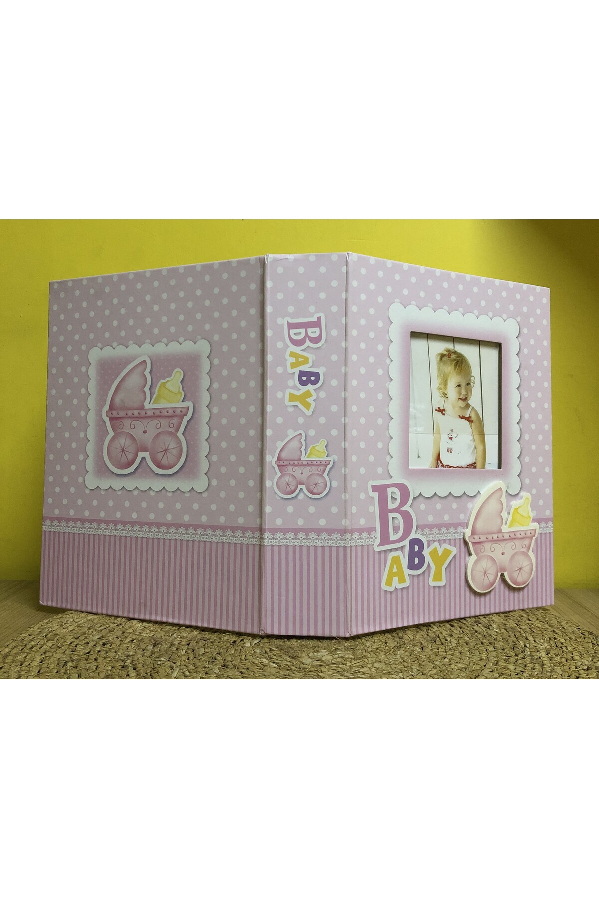 Aledo 10x15cm 200'lük Kız Bebek Desenli Fotoğraf Albümü ALD-PP46200-2p fotoğrafı 3 (önizleme)