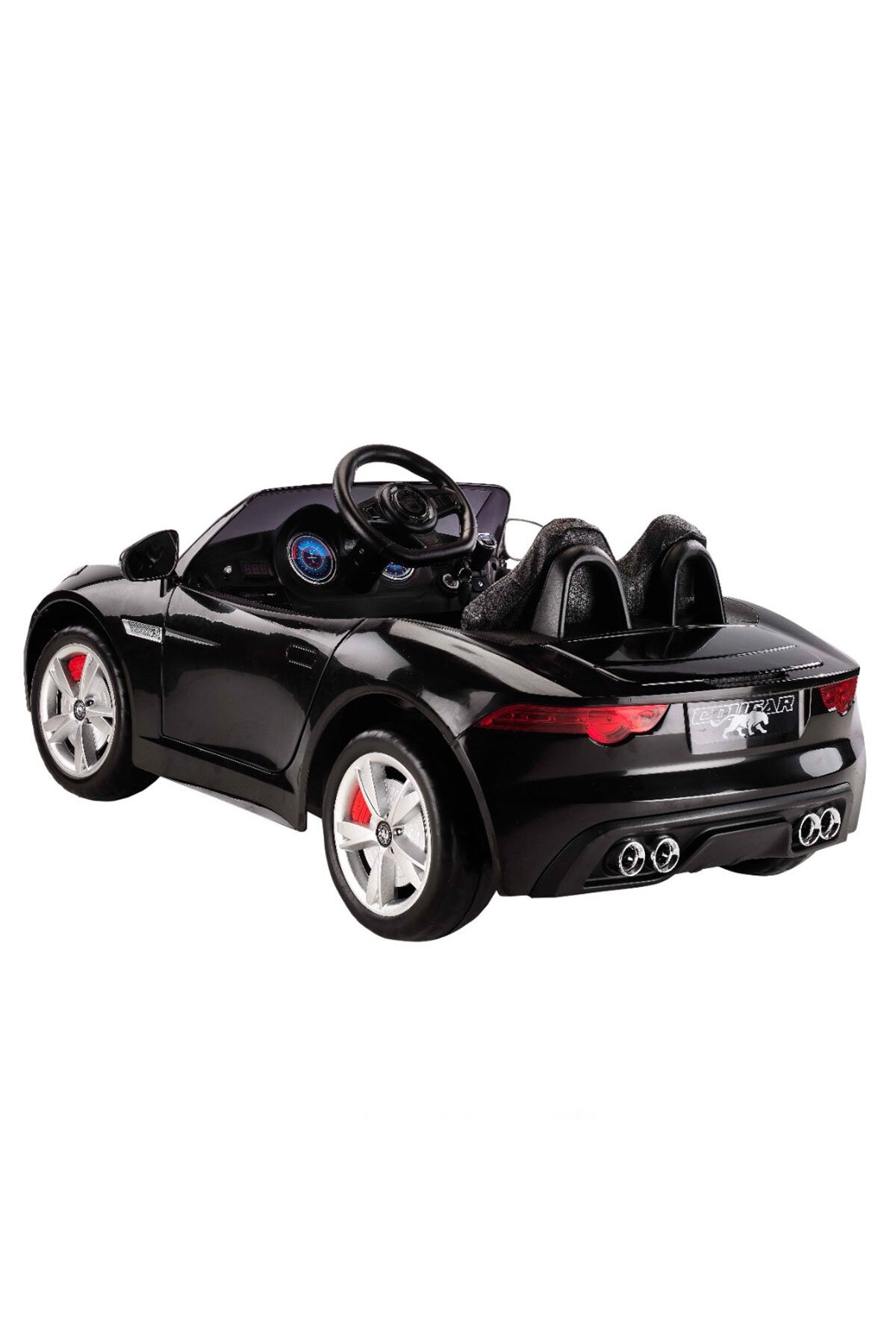 TOYFEST 442 Cougar 12V Akülü Araba Siyah fotoğrafı 4 (önizleme)