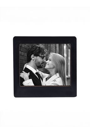 saye çerçeve Ahşap Polaroid Mini Fotoğraf Çerçevesi - 9x9cm