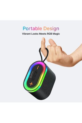 Mmctech M8 Taşınabilir Şarjlı Bluetooth Hoparlör 4 Inc *2 10W Rms Rgb Karaoke...