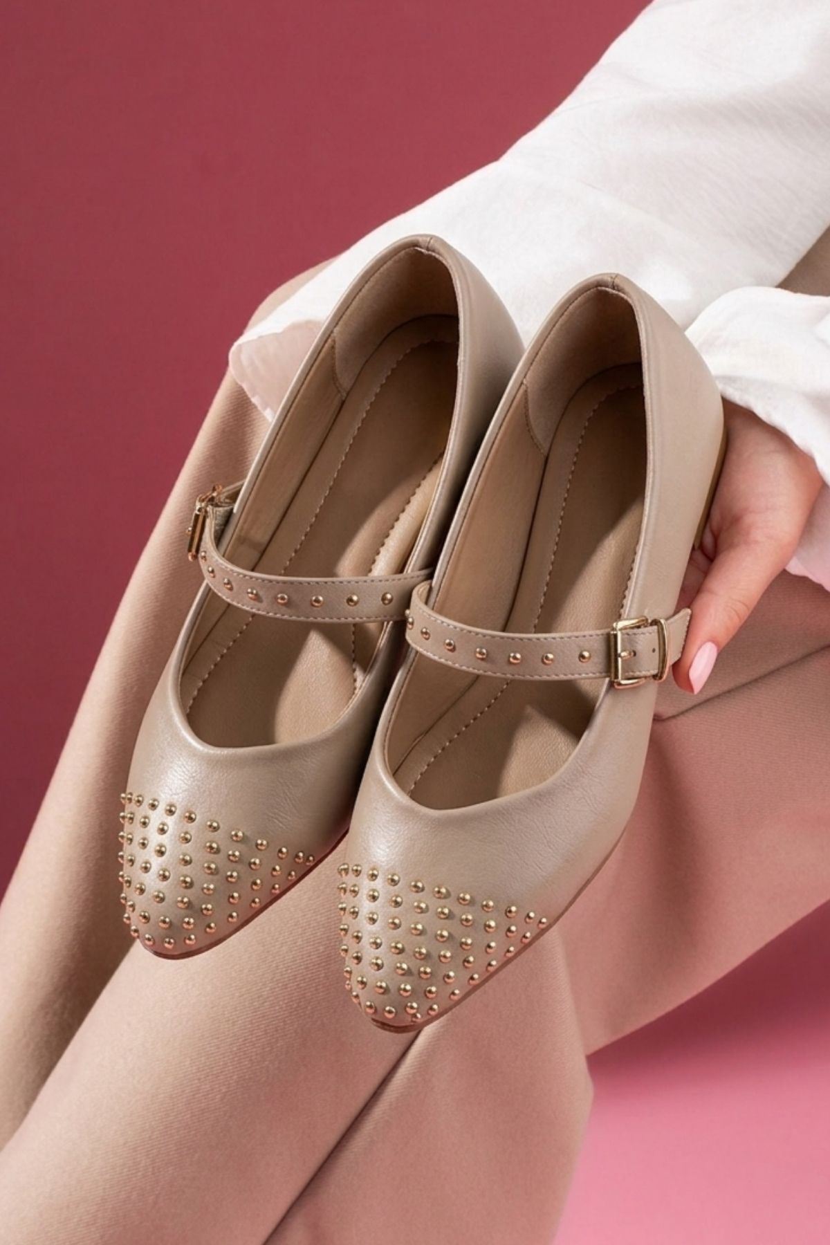 FUGA MODA حذاء ريفولي ميني تروك من الجلد اللامع المتجعد والمعدني ذو ...
