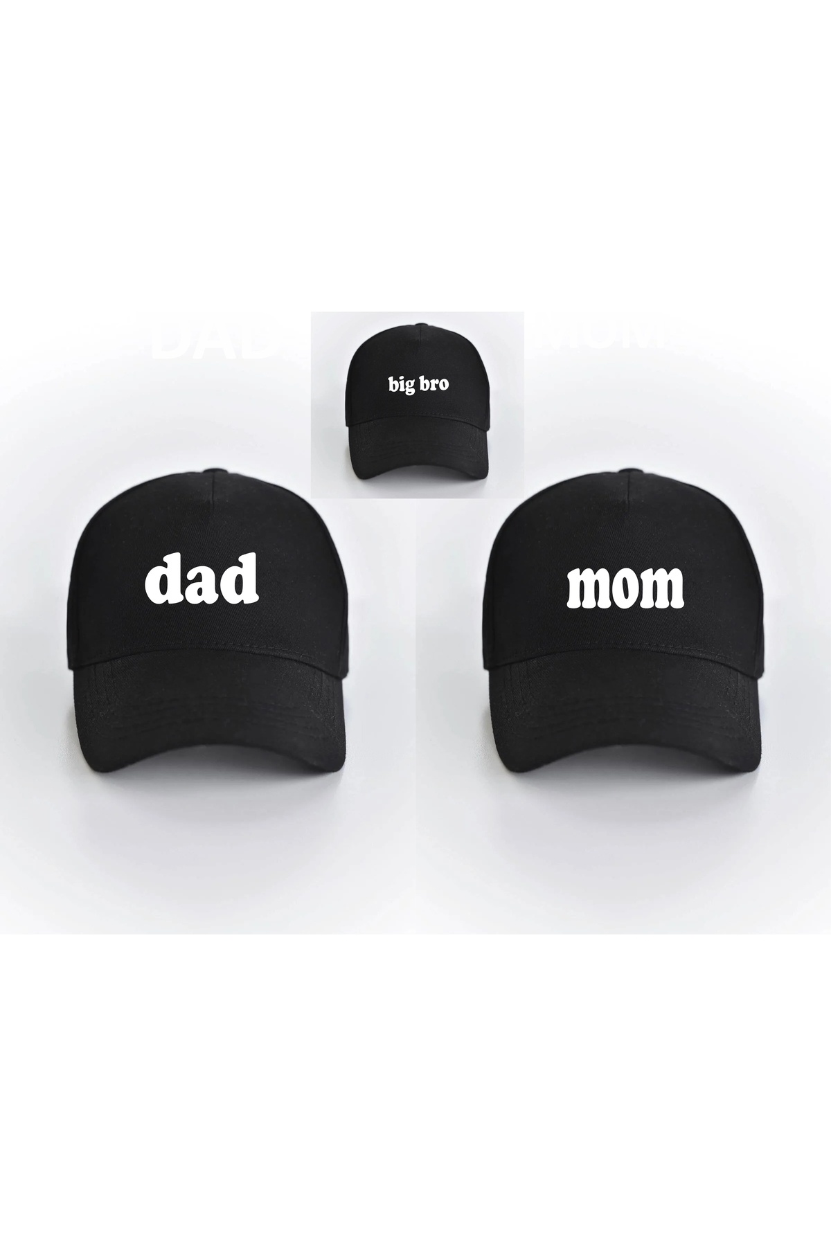 DAD MOM BIG BRO (2-4 YRS) COMBINATION HAT
