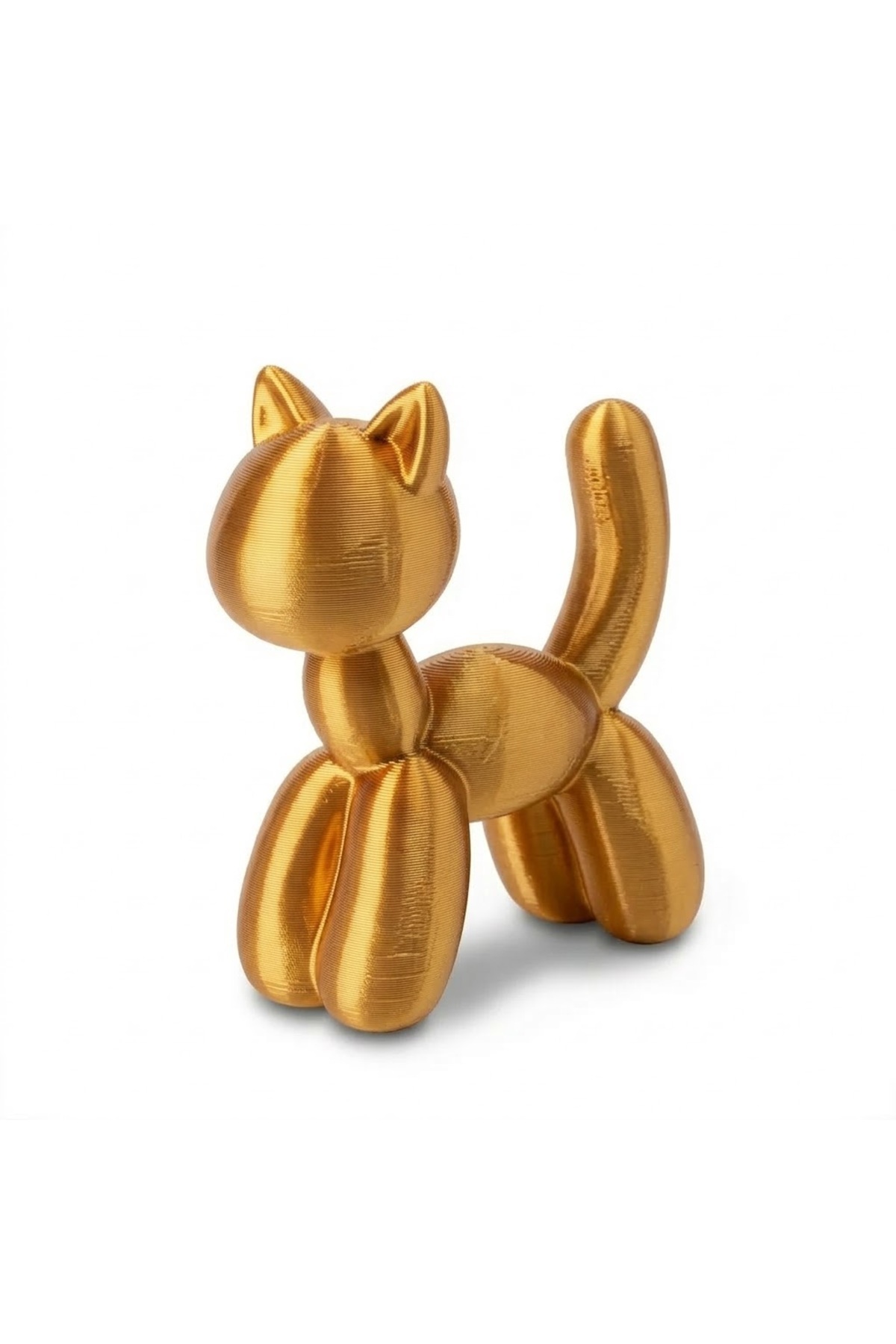 Balloon Cat Trinket – PLA Decorative Sculpture, Modern Home & Office Accessory