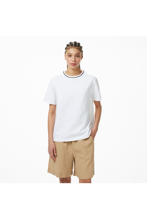Nautica Kadın Beyaz Regular Fit T-Shirt