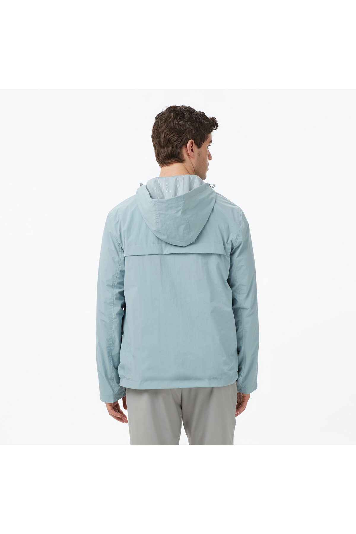 Nautica Erkek Yeşil Regular Fit ik Yaka Gizli Kapüşonlu Su İtici Yağmurluk görsel 2