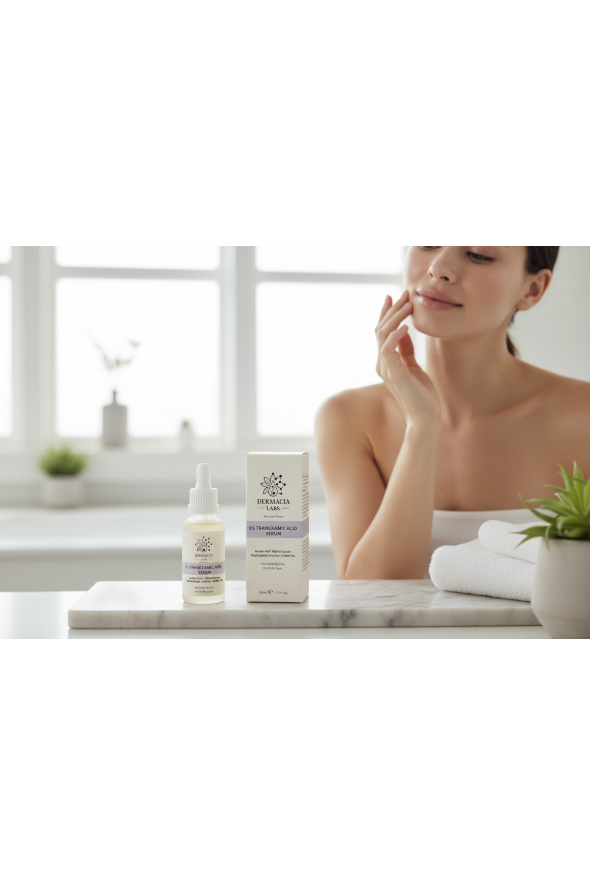 Leke Karşıtı Aydınlatıcı 2'li Serum Seti, %5 Traneksamik Asit, %5 Niacinamide Serum, Azelaik — DL-LEKSET2 — تصویر 6 از 6