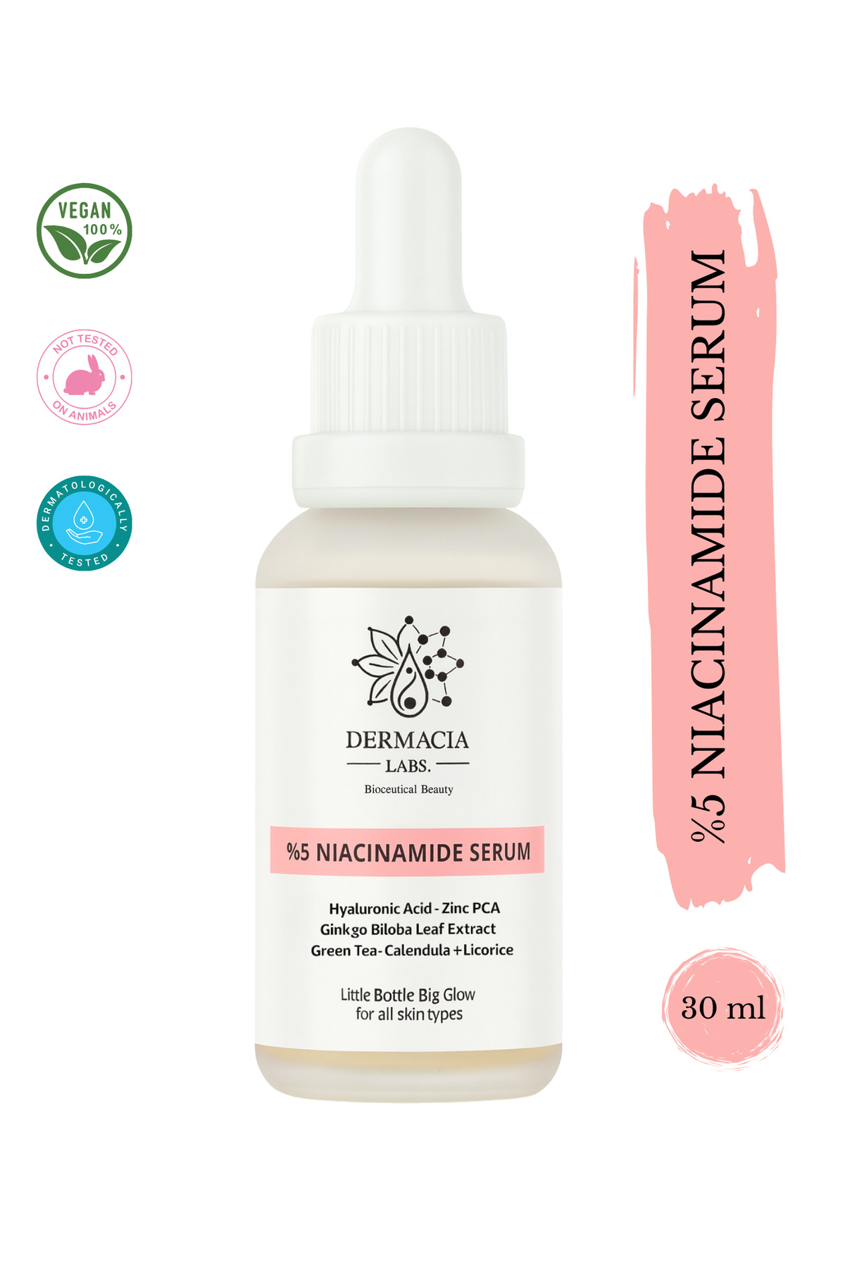 Leke Karşıtı Aydınlatıcı 2'li Serum Seti, %5 Traneksamik Asit, %5 Niacinamide Serum, Azelaik — DL-LEKSET2 — تصویر 4 از 6