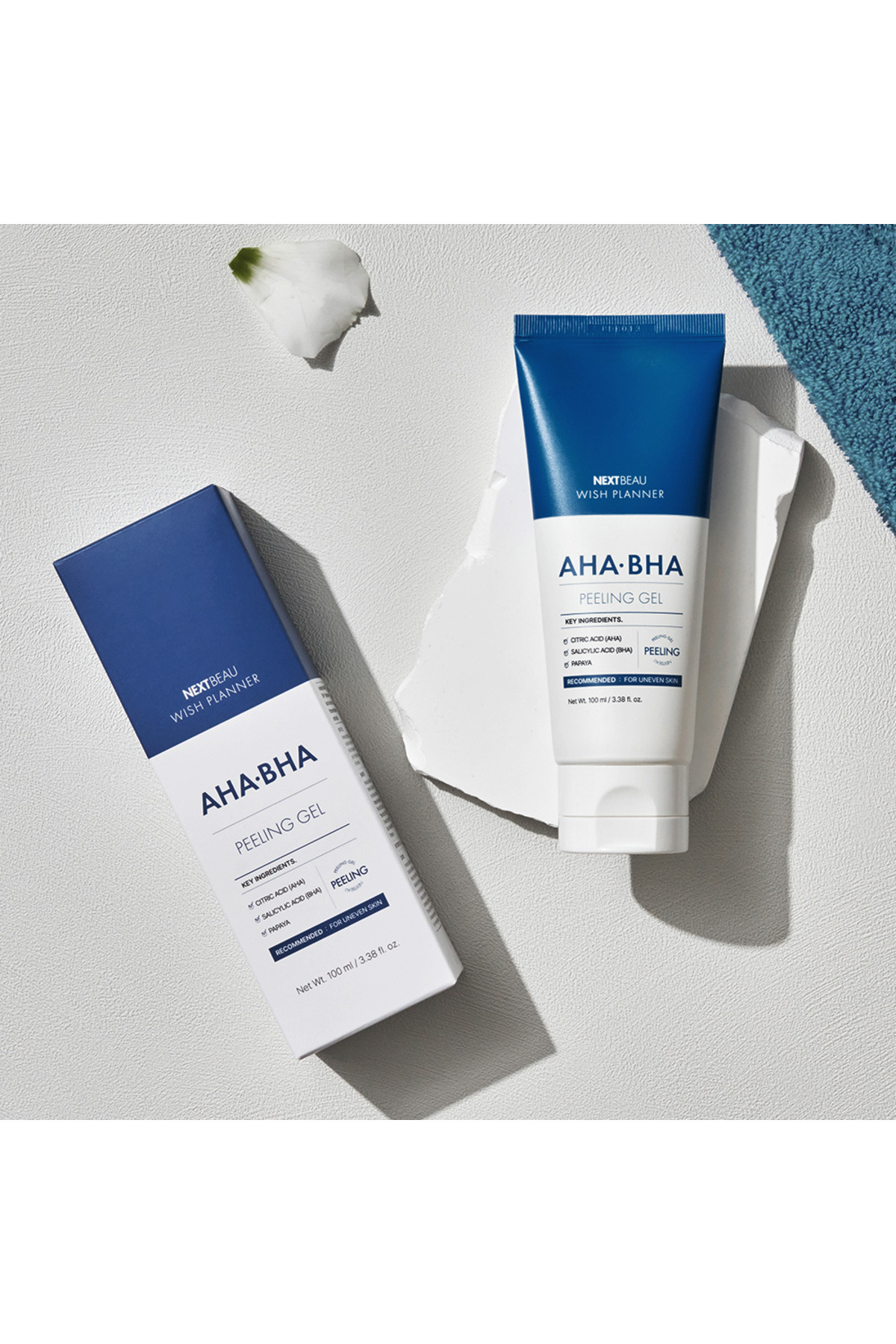 Aha Bha Cilt Yenileyici Ölü Deri Arındırıcı Peeling Etkili Gözenek Temizleyici Aydınlatıcı Yüz Jeli — NB1201 — تصویر 5 از 7