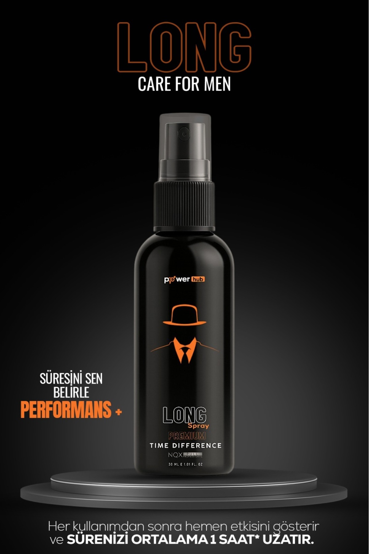NQX PULL PROFESSIONAL Spray Long Time Poower Hub Uzun Süre Etkili