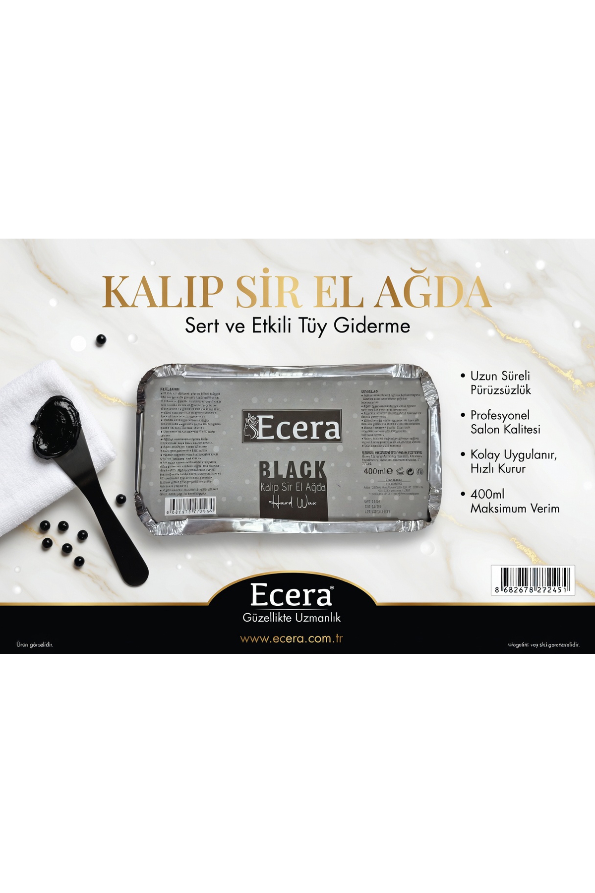 Ecera Kalıp Sir Ağda 400ML SİYAH — Ecera kalıp sir Siyah — تصویر 3 از 6