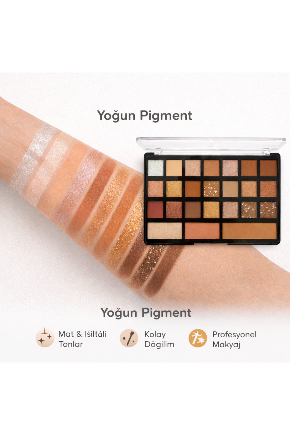 R.Paris Wıld Charm Sıcak Ve Işıltılı Ton 24'Lü Far Paleti- ALLIK/AYDINLATICI /EYESHADOW — WILDCHARMROYA — تصویر 2 از 3