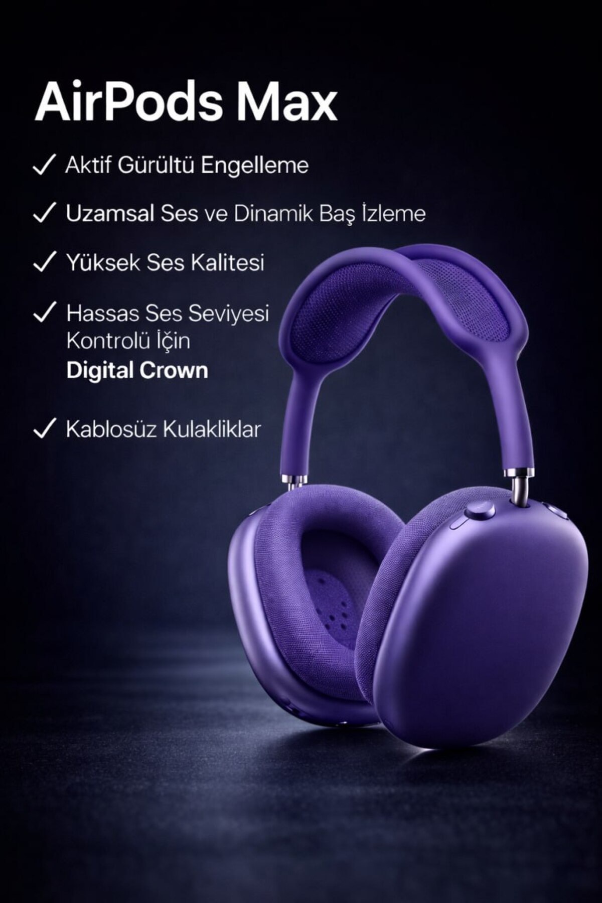 ALMANARA PROJECT P9 AIRPODS MAX Bluetooth Kulak Üstü Kablosuz