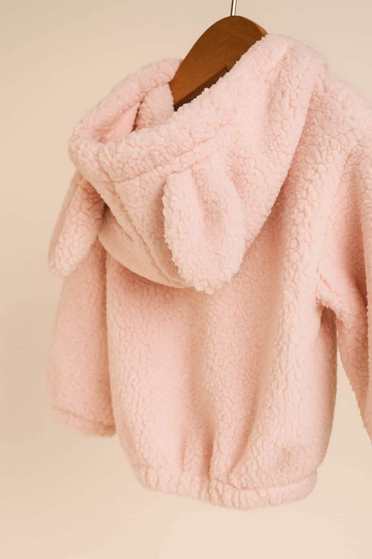 KapsülBebek Peluş Kapüşonlu Fermuarlı Bebek Mont fotoğrafı 2 (önizleme)