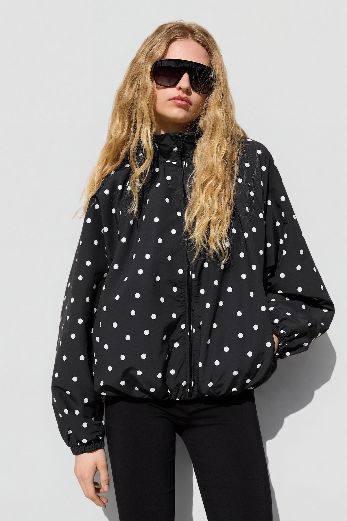 Bershka  Oversize puantiye ceket