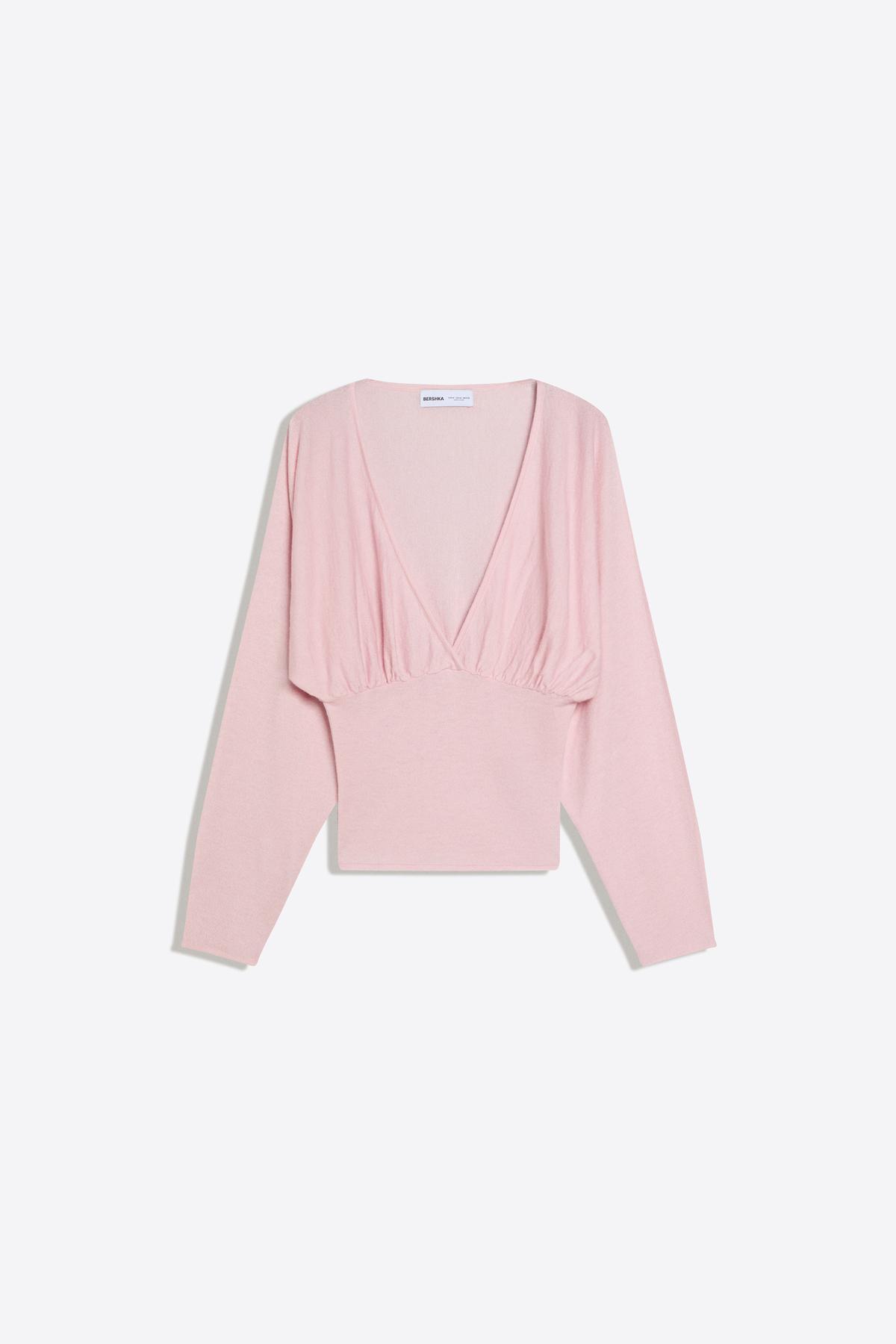 Bershka  V yaka kazak - Görsel 5