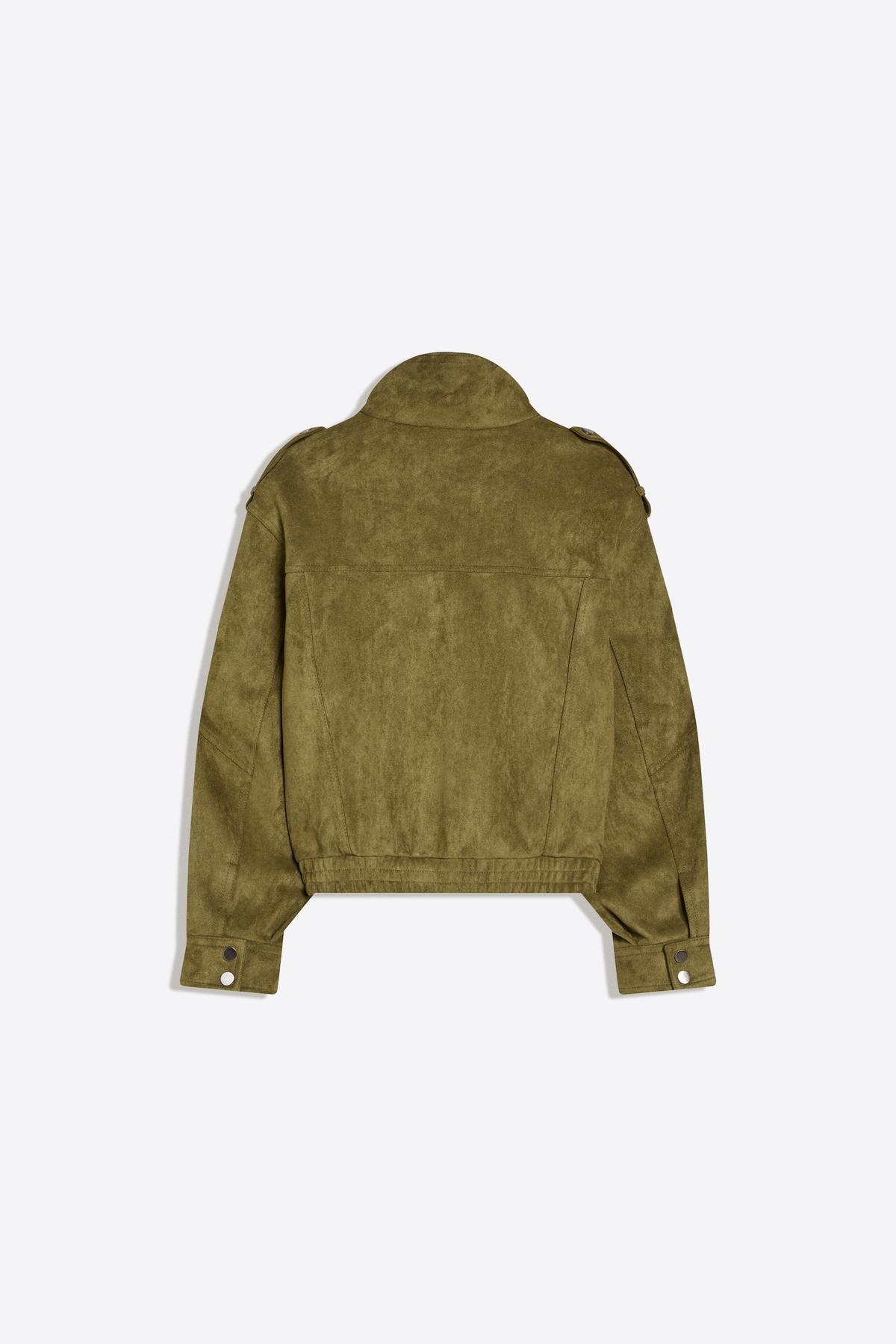 Bershka  Süet görünümlü ceket - Görsel 6