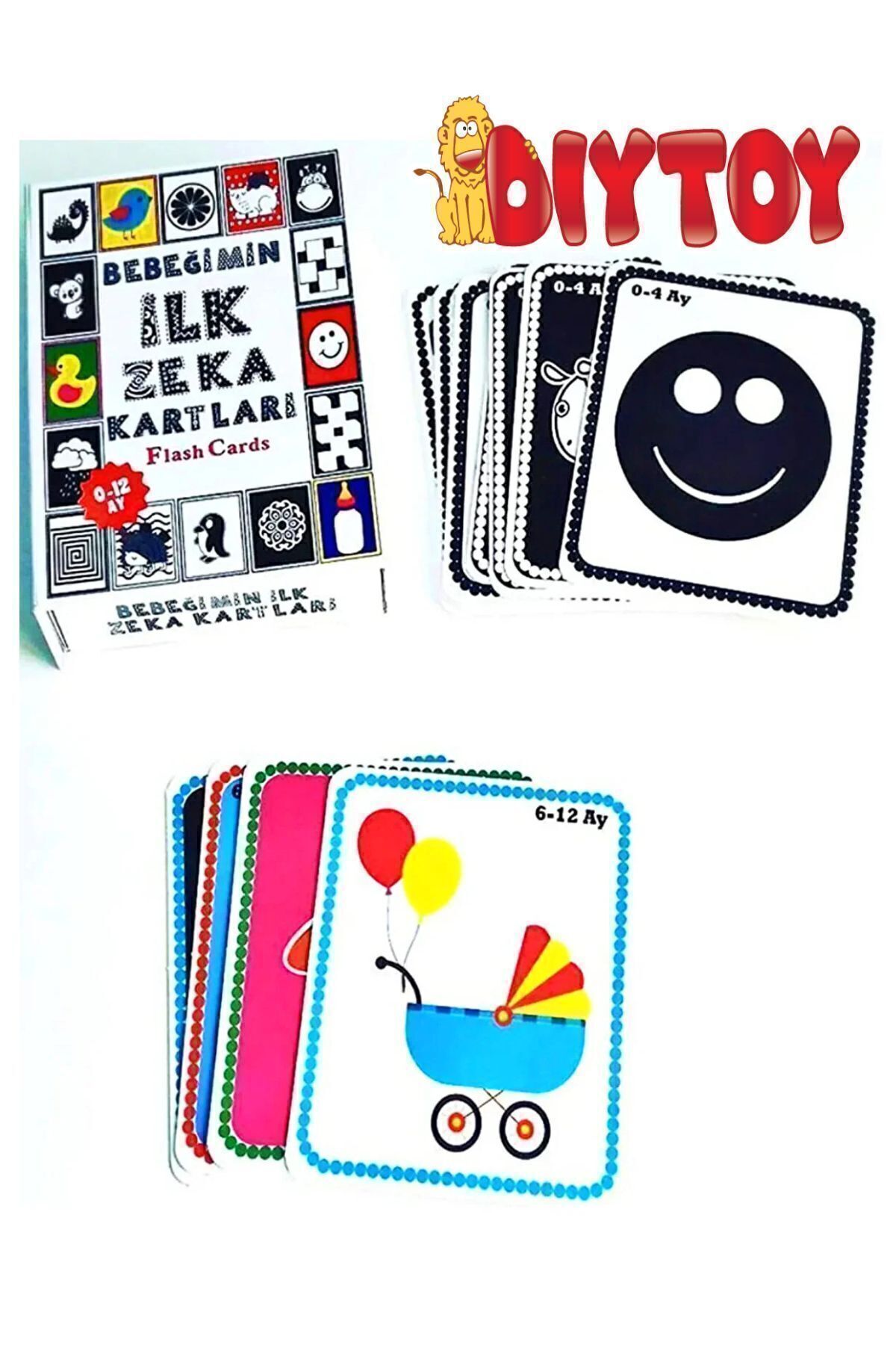 FeyzaDesign Bebekler İçin İlk Zeka Kartları Eğitici Flash Cards fotoğrafı 2 (önizleme)