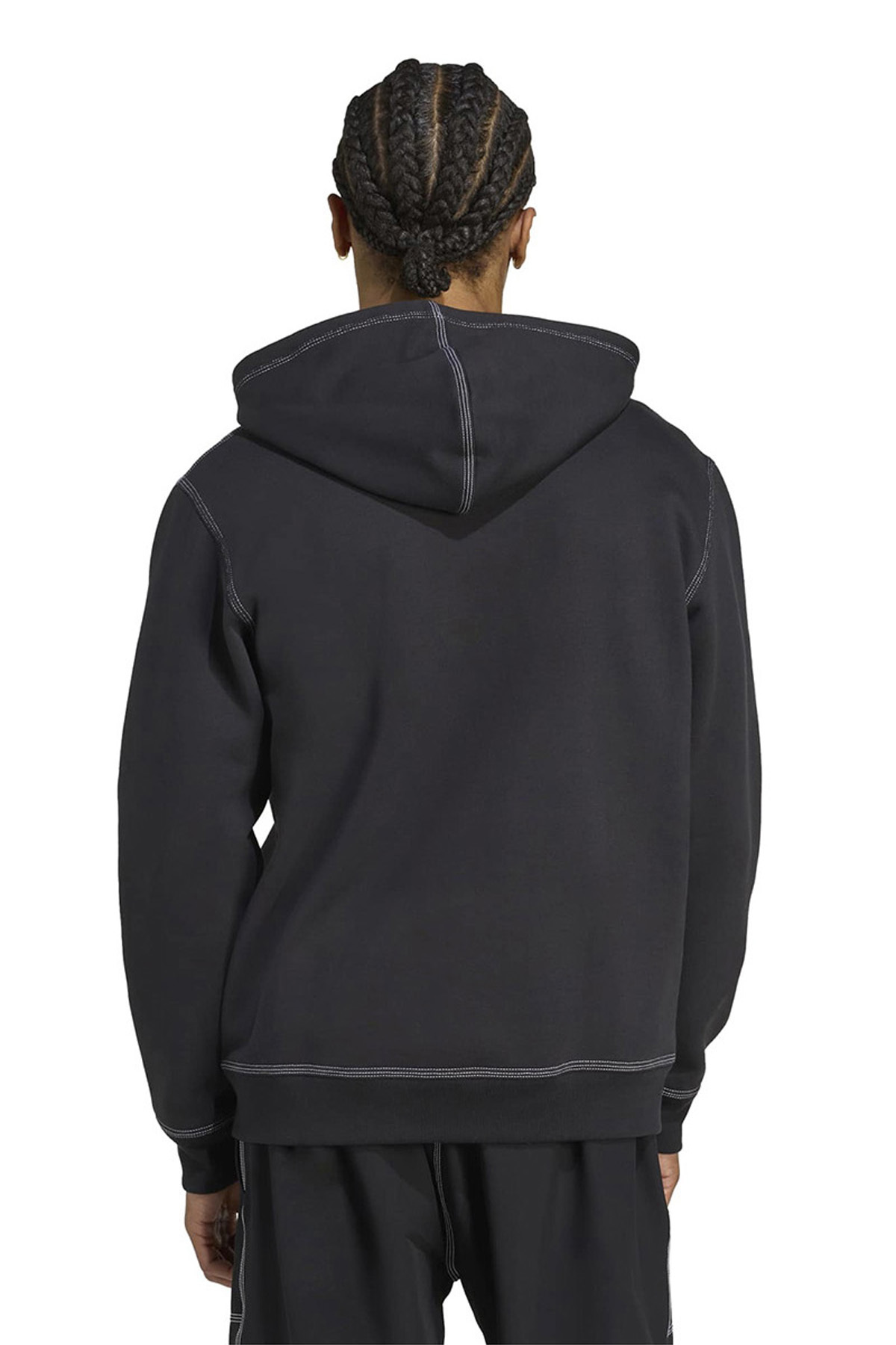 adidas Erkek Günlük Kapşonlu Sweatshirt Essentials Fzhd Jw0969