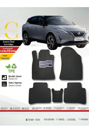 COLONY Nissan Qashqai E-Power Hücreli Premium 1.Kalite Eva Paspas Seti Paspas...