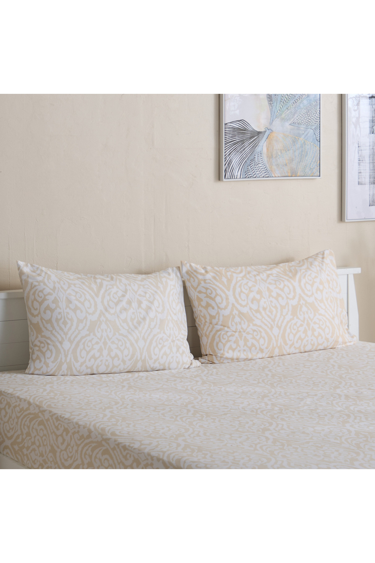 Home Box Matrix Essen 3-Piece King Flat Sheet Set - 240x240 cm