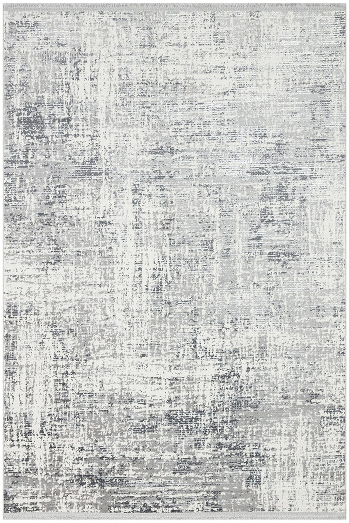 Nocturn Grey Abstract Pattern Anti-Slip Washable Paw Friendly Aged Living Room Living Room Rug