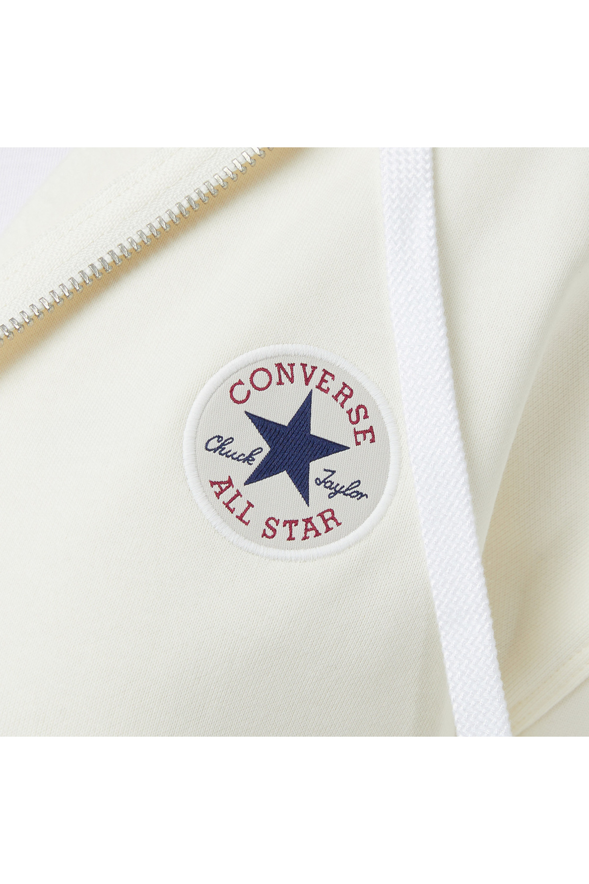 Converse Retro Chuck Taylor Kadın Krem Eşofman Üstü görsel 5