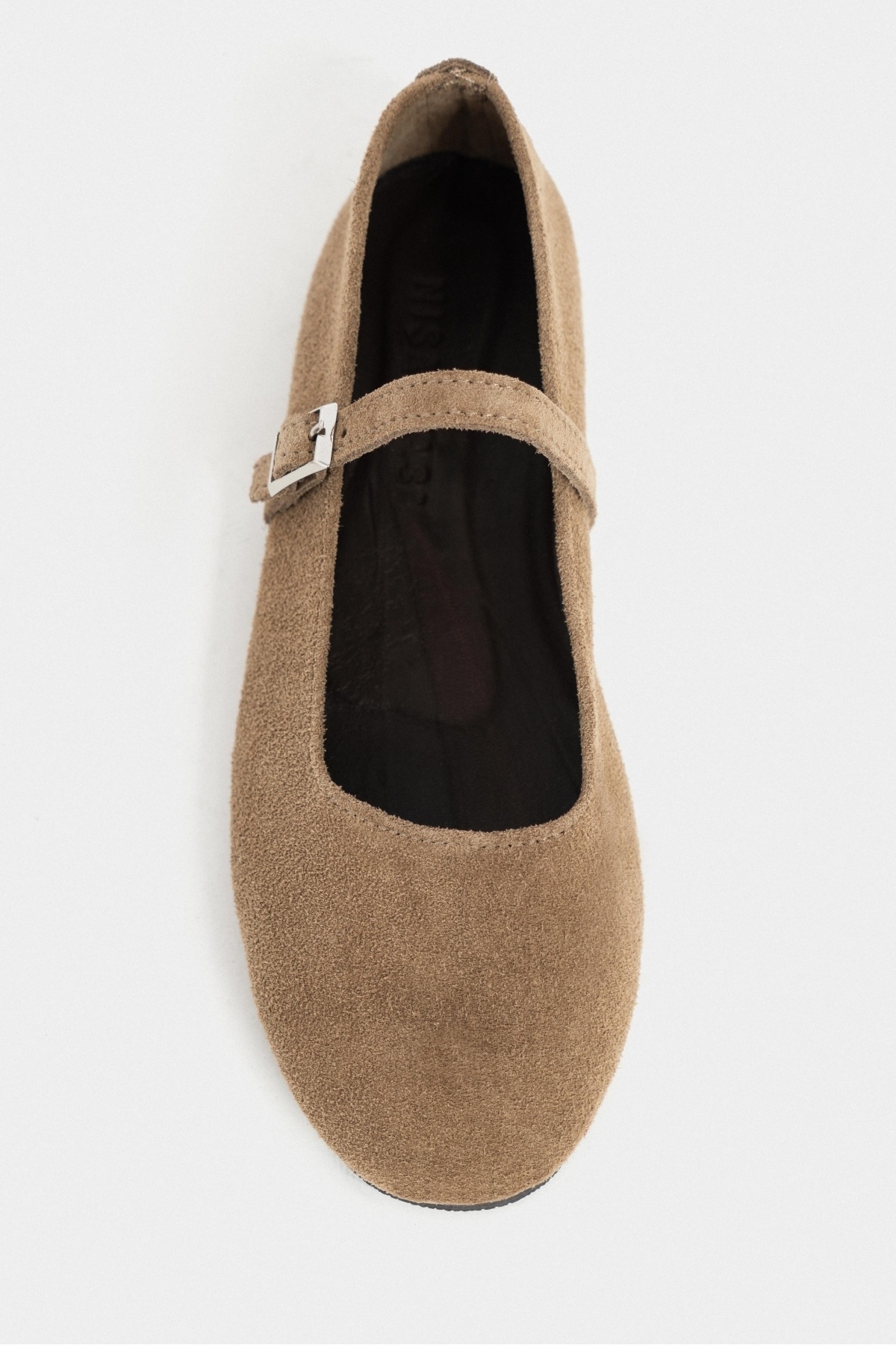 NİŞANTAŞI SHOES  Mono Rome Bej Hakiki Deri Toka Detay Düz Taban Kadın Babet - Görsel 7