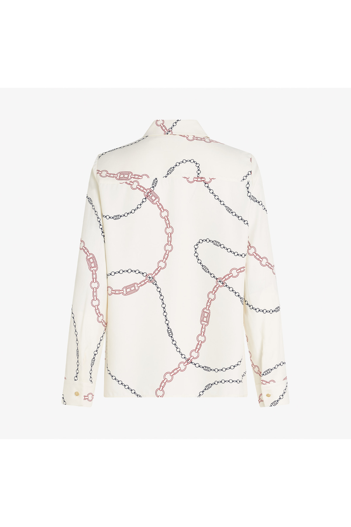 Tommy Hilfiger  Kadın Beyaz Gömlek - Görsel 5