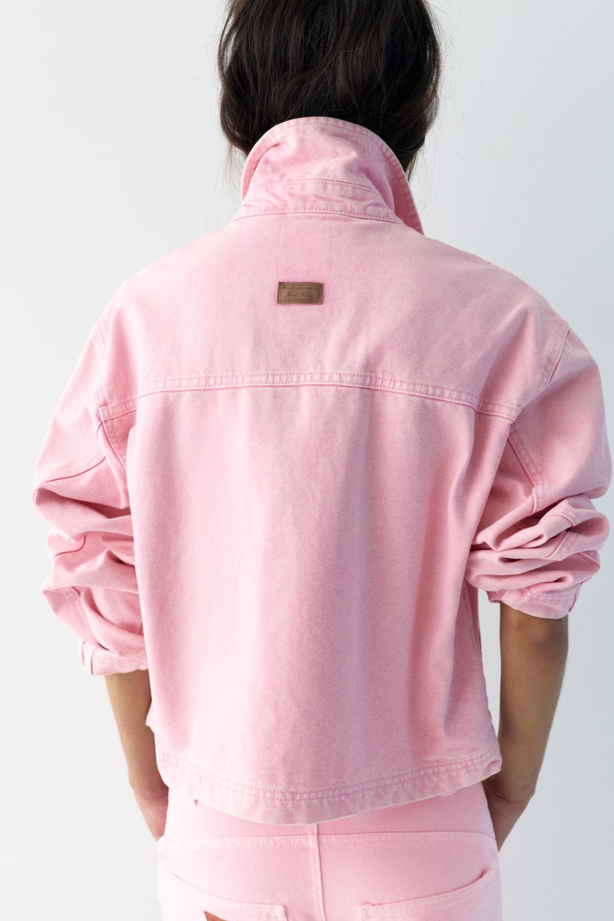 Pull & Bear  Pembe utility ceket - Görsel 7