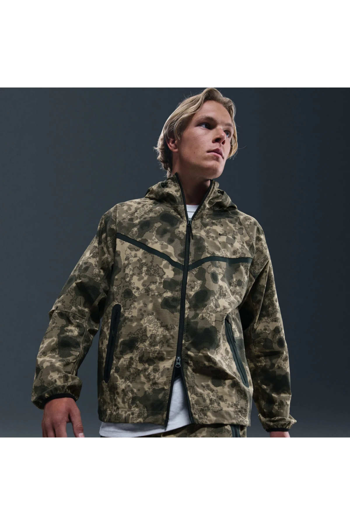 ジャケット・アウター 00s NAOTO SEVEN Deconstructed Jacket Y2K Nike Tech Woven Camo Jacket AOP Erkek Ceket(yousports) - Fiyatı