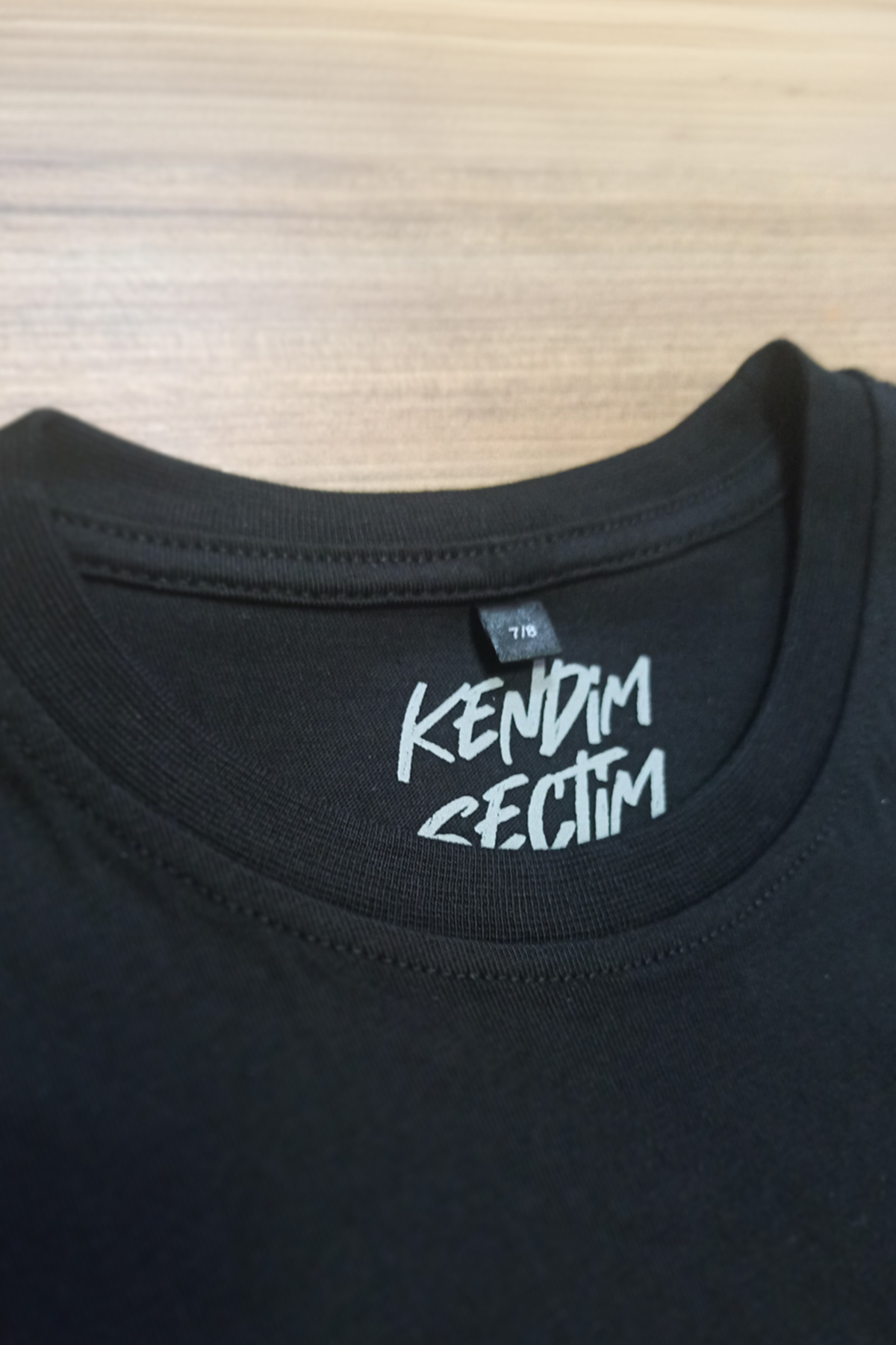 FeyzaDesign Kısa Kollu Çocuk Tişört Yapay Zeka Temalı Siyah fotoğrafı 2 (önizleme)