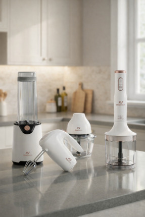 PiranTech Prime Elektrikli Mutfak Aletleri Çeyiz Seti | 4`lü