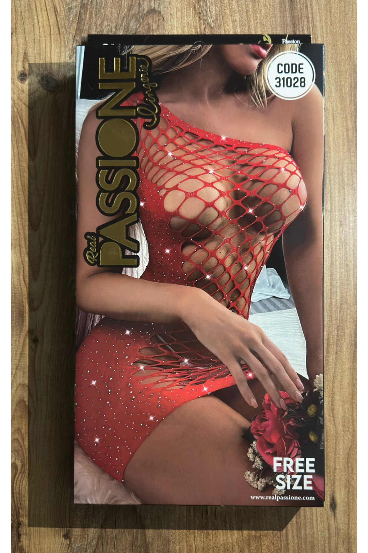 31028 Taşlı Vücut Çorabı