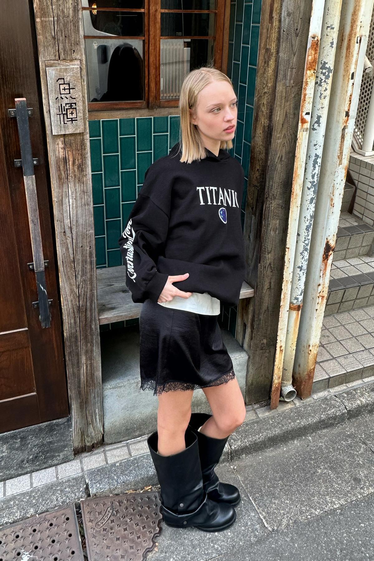 Bershka  Saten midi etek - Görsel 4