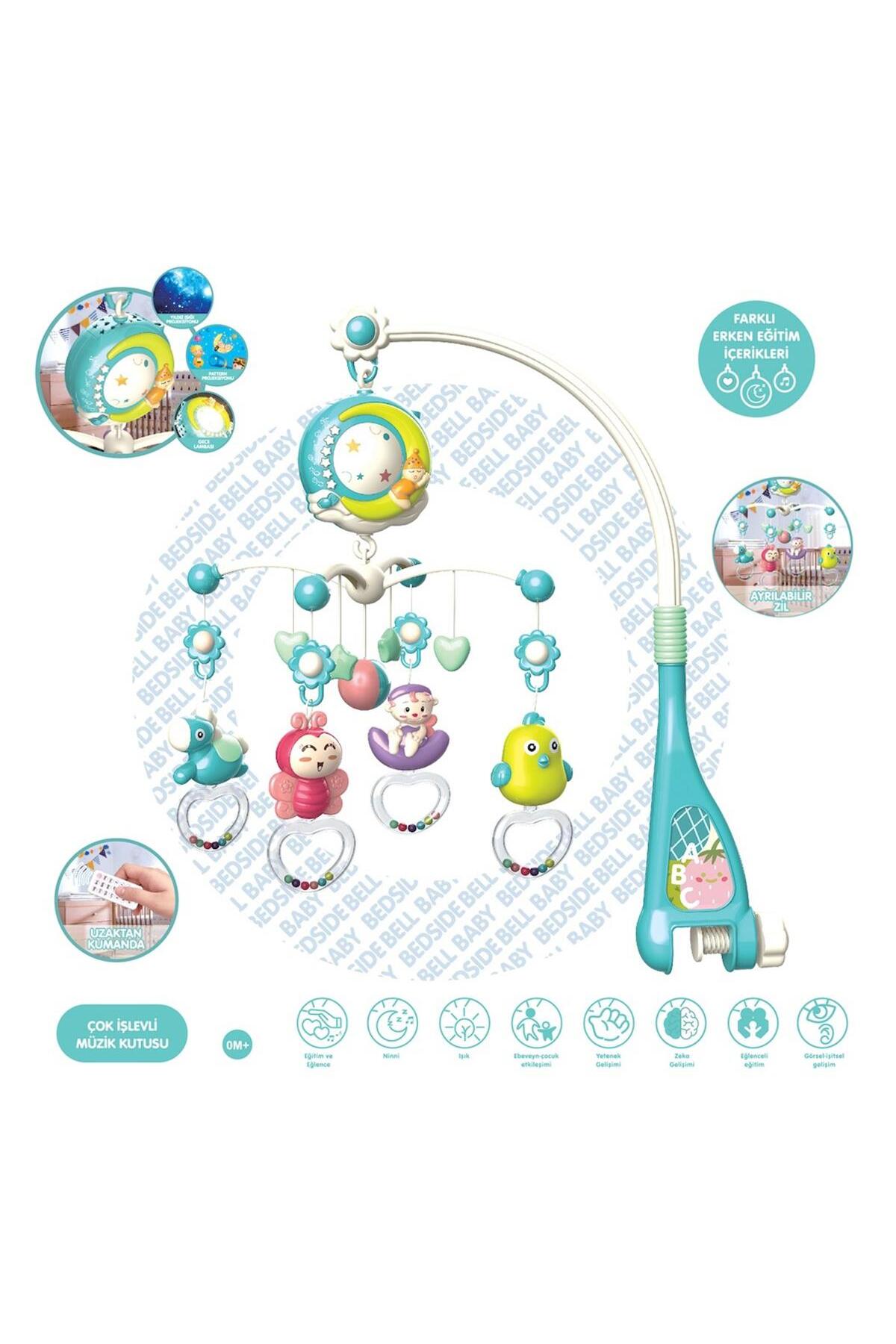 Vardem ışıklı müzikli Kumandalı Bebek Donencesı - Standart fotoğrafı 2 (önizleme)