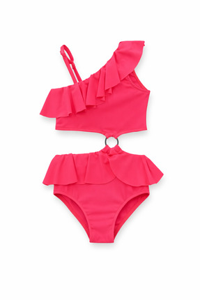 Beniizle Halka Detaylı Kız Çocuk Mayo