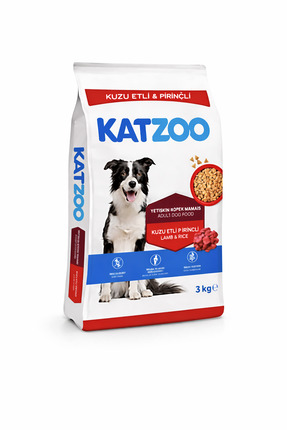 katzoo Yetişkin köpek maması 3 kg