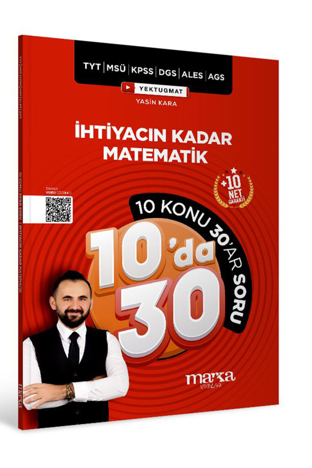 Marka Yayınları TYT MSÜ KPSS DGS ALES AGS İhtiyacın Kadar Matematik 10 Konu d...