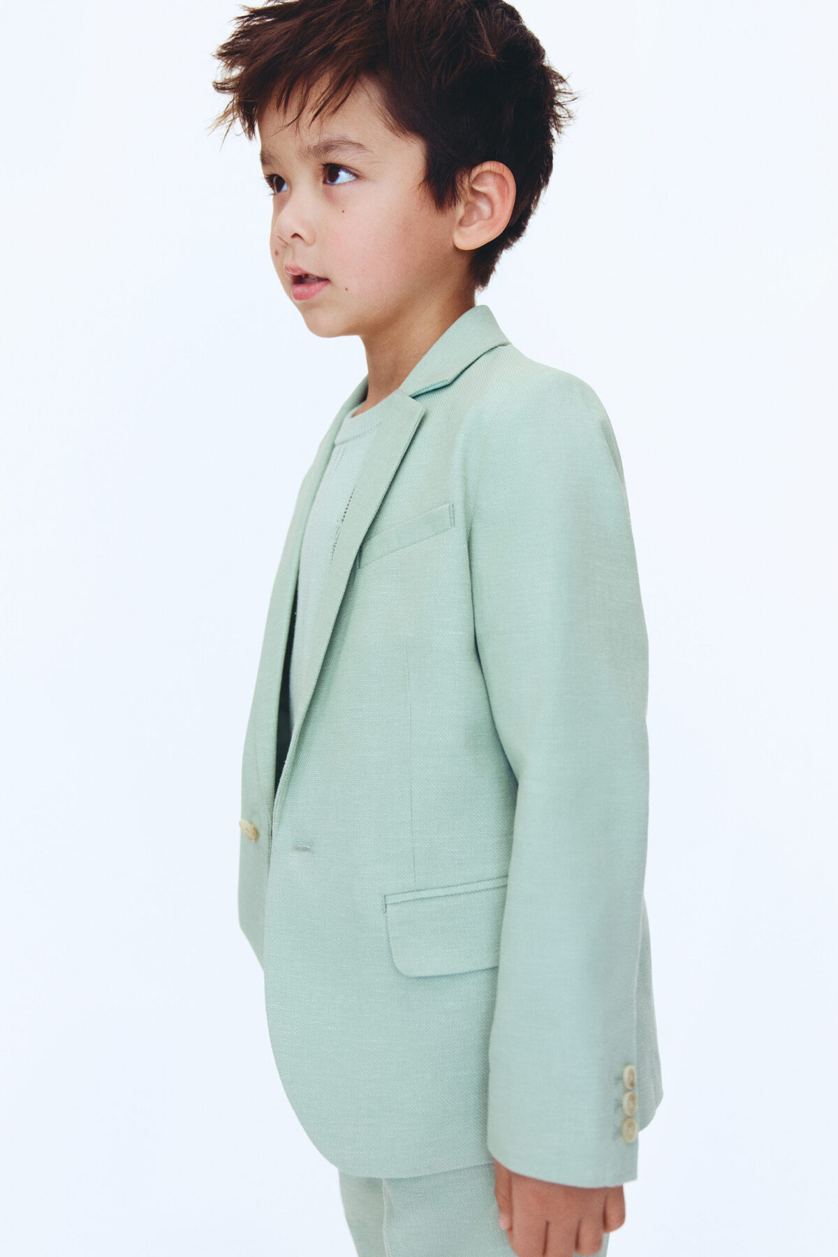 H&M Önü Tek Sıra Düğmeli Ceket fotoğrafı 6 (önizleme)