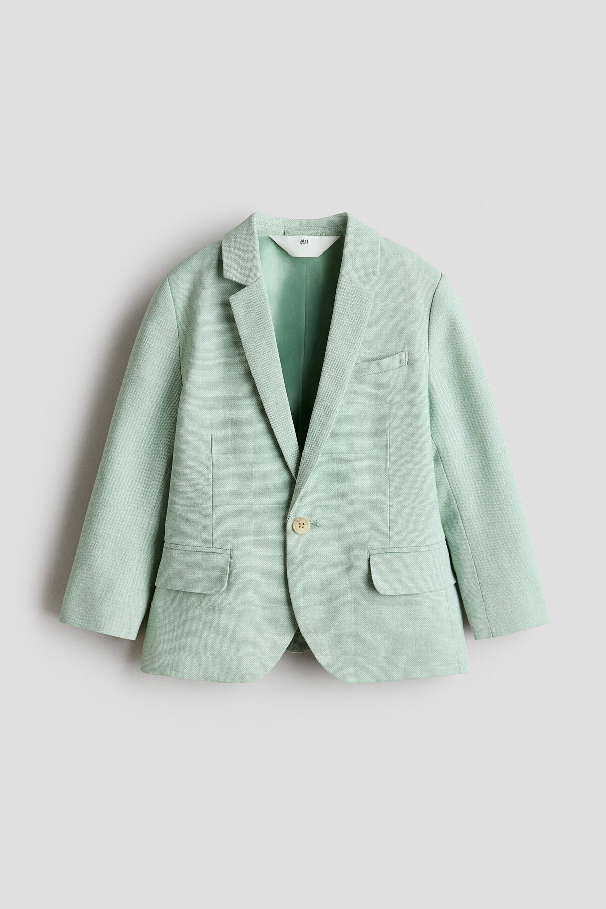 H&M Önü Tek Sıra Düğmeli Ceket fotoğrafı 4 (önizleme)